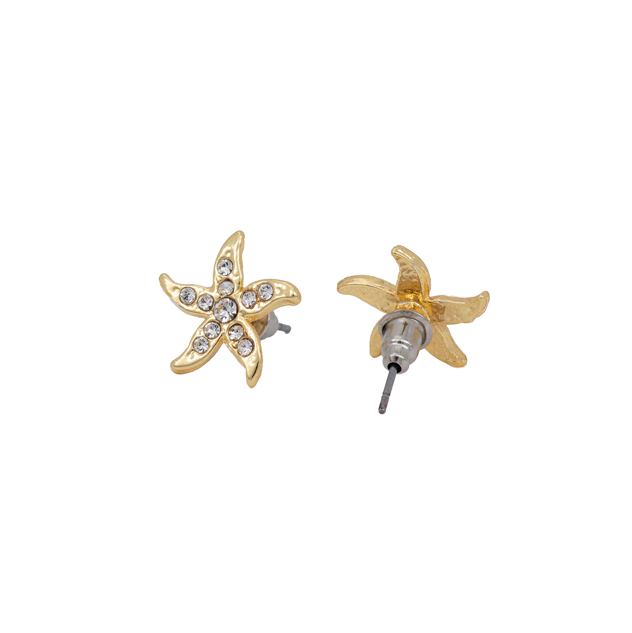 Gehena By - Tone Starfish Stud Earrings